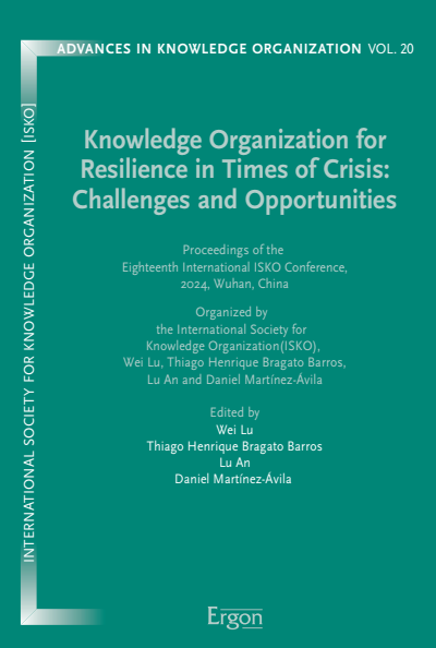 Cover des Buchs: Knowledge Organization for Resilience in Times of Crisis: Challenges and Opportunities