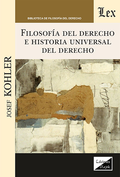 Cover des Buchs: Filosofía del derecho e historia universal del derecho
