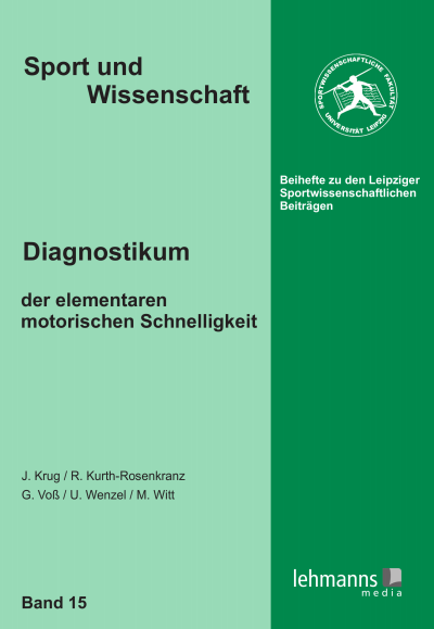Cover des Buchs: Diagnostikum der elementaren motorischen Schnelligkeit