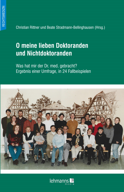 Cover des Buchs: O meine lieben Doktoranden und Nichtdoktoranden